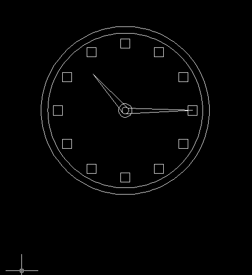 CAD定數(shù)等分畫鐘表教程