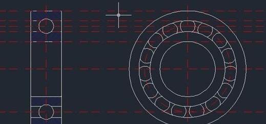 CAD畫深溝球軸承技巧
