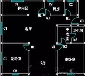 CAD如何按照步驟繪制戶型圖