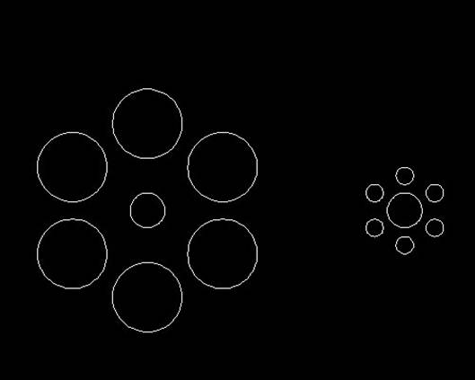 CAD如何繪制艾賓浩斯錯(cuò)覺(jué)圖