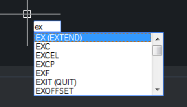 CAD中延伸的快捷鍵是什么？