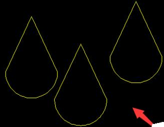 怎樣在CAD中快速繪制水滴？