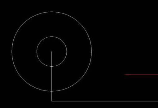 CAD中的圓與直線(xiàn)連接小技巧